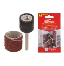 Шлифовальная лента 15 мм, зерно 120 + держатель WORTEX