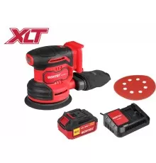 Аккум. эксцентриковая шлифмашина WORTEX COS 1218-1 E в кор. ALL1 МЕГА АКЦИЯ 18В, 125 мм, 6000-13000