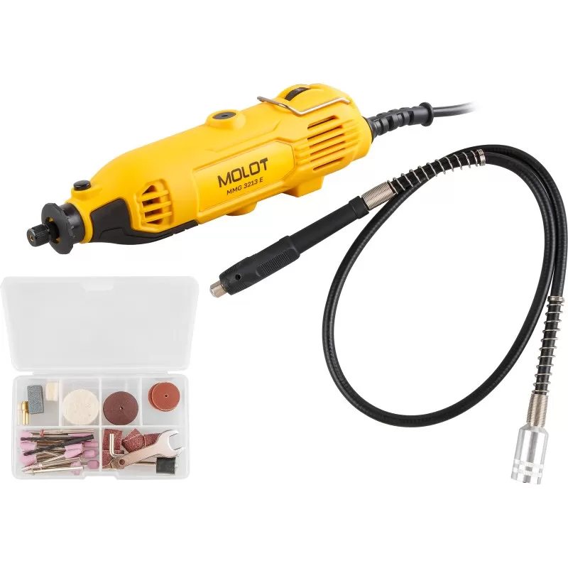 Гравер электрический MOLOT MMG 3213 E + аксессуары