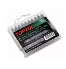 Набор бит двухсторонних PH2х65 10шт. в пластм.боксе TOPTUL (GAAW1001)