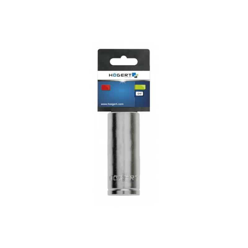 Торцевая головка шестигранная 3/8“, глубокая, CrV, 19 мм, HT1A169, HOEGERT Торцевая головка шестигранная 3/8“, глубокая, CrV, 19 мм, HT1A169, HOEGERT