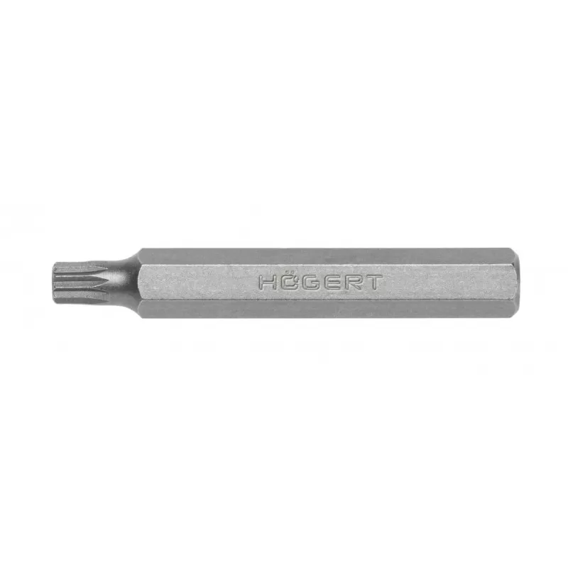 Бита SPLINE М5, 75 мм, M10, сталь S2, HT1S885, HOEGERT Бита SPLINE М5, 75 мм, M10, сталь S2, HT1S885, HOEGERT