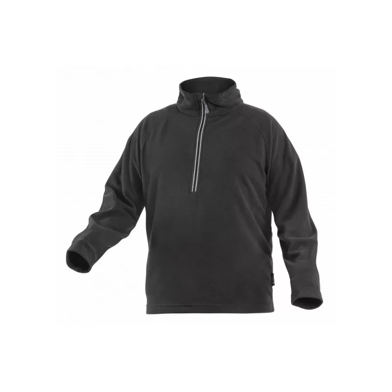 EDER Толстовка флисовая на молнии 3/4, черная 2XL, HT5K374-2XL, HOEGERT EDER Толстовка флисовая на молнии 3/4, черная 2XL, HT5K374-2XL, HOEGERT