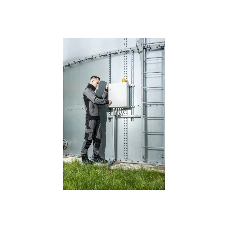 TAUBER Куртка рабочая 4-way stretch темно-серая L (52), HT5K811-L, HOEGERT TAUBER Куртка рабочая 4-way stretch темно-серая L (52), HT5K811-L, HOEGERT