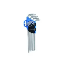 Набор Г-образных удлиненных ключей TORX, Т10-Т50, 9 шт., HT1W818, HOEGERT 