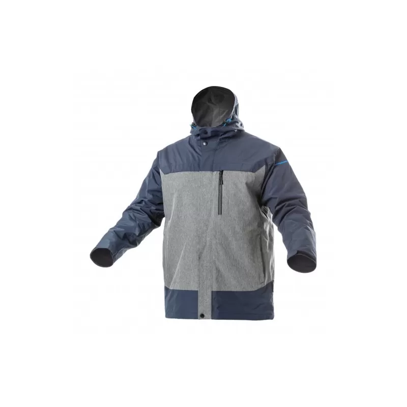 TANGER Куртка водостойкая темно-синяя/серая 2XL(56), HT5K248-2XL, HOEGERT TANGER Куртка водостойкая темно-синяя/серая 2XL(56), HT5K248-2XL, HOEGERT
