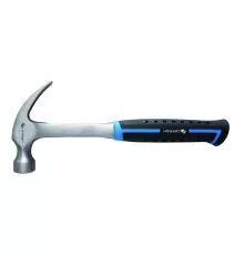 Молоток столяра монолитный, 450 г, с ручкой из стекловолокна, HT3B035, HOEGERT 