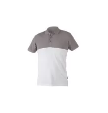 URFT Polo хлопок белая - асфальтовая M, HT5K422-M, HOEGERT 