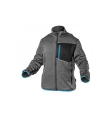 NISTER Толстовка рабочая серый меланж/синяя XL (54), HT5K900-XL, HOEGERT 