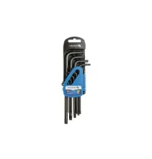 Набор Г-образных удлиненных ключей TORX сталь S2 , Т10-Т50, 9 шт., HT1W816, HOEGERT 