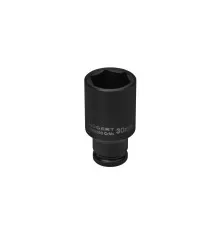 Головка торцевая ударная глубокая шестигранная 1/2", 30 мм, DIN 3121, CrMo, HT4R030, HOEGERT 