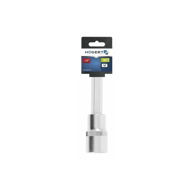 Торцевая головка hex H4 100мм,  1/2" , HT1S524, HOEGERT