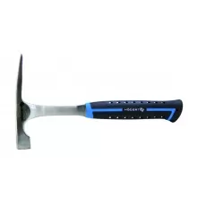 Молоток каменщика монолитный, 600 г, с рукояткой из стекловолокна, HT3B033, HOEGERT 