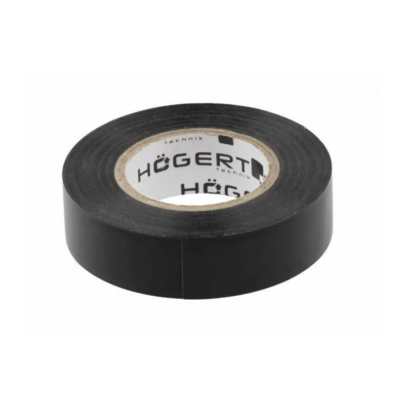 Изоляционная лента 0,13x19мм x 20м, чёрная, HT1P281, HOEGERT Изоляционная лента 0,13x19мм x 20м, чёрная, HT1P281, HOEGERT
