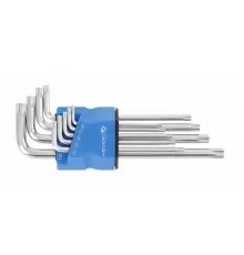 Набор Г-образных длинных ключей TORX  S2,, 9 шт., HT1W830, HOEGERT 