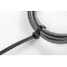 Нейлоновые стяжки 3,6 x 300 мм, 25 шт., черные, HT2C707, HOEGERT