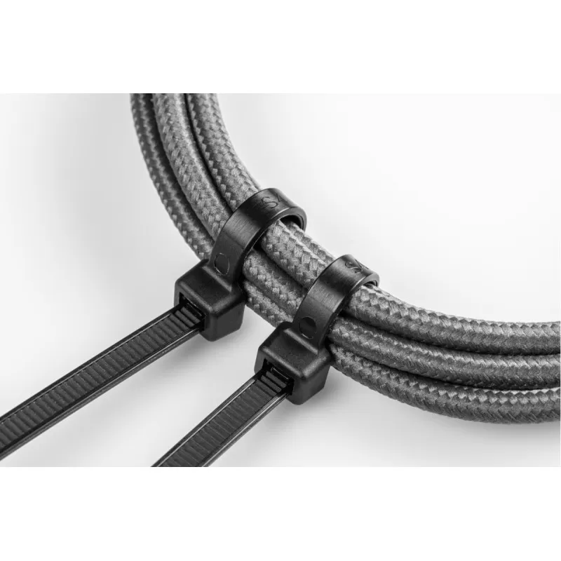 Нейлоновые стяжки 3,6 x 300 мм, 25 шт., черные, HT2C707, HOEGERT Нейлоновые стяжки 3,6 x 300 мм, 25 шт., черные, HT2C707, HOEGERT