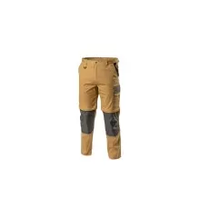 Брюки рабочие, бежевые, размер XXL SLIM, HT5K276-XXL SLIM, HOEGERT 