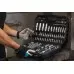 Набор инструментов 95 шт., 1/2",1/4" Черный, HT1R226, HOEGERT