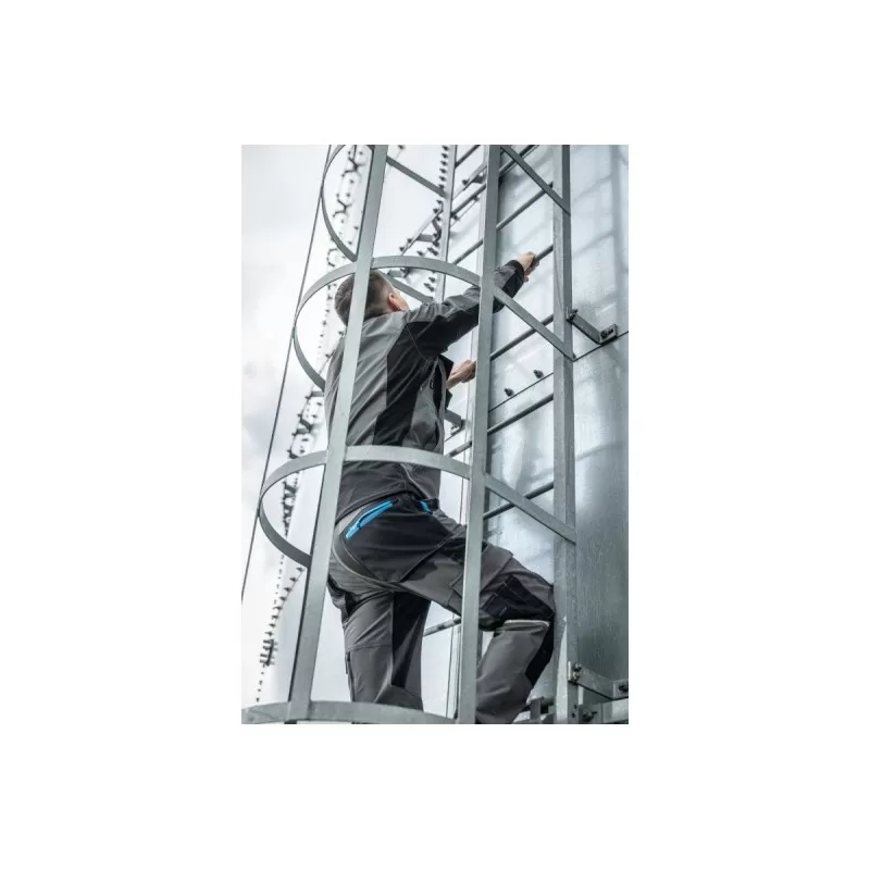 TAUBER Брюки рабочие 4-way stretch темно-серые M (50), HT5K812-M, HOEGERT TAUBER Брюки рабочие 4-way stretch темно-серые M (50), HT5K812-M, HOEGERT