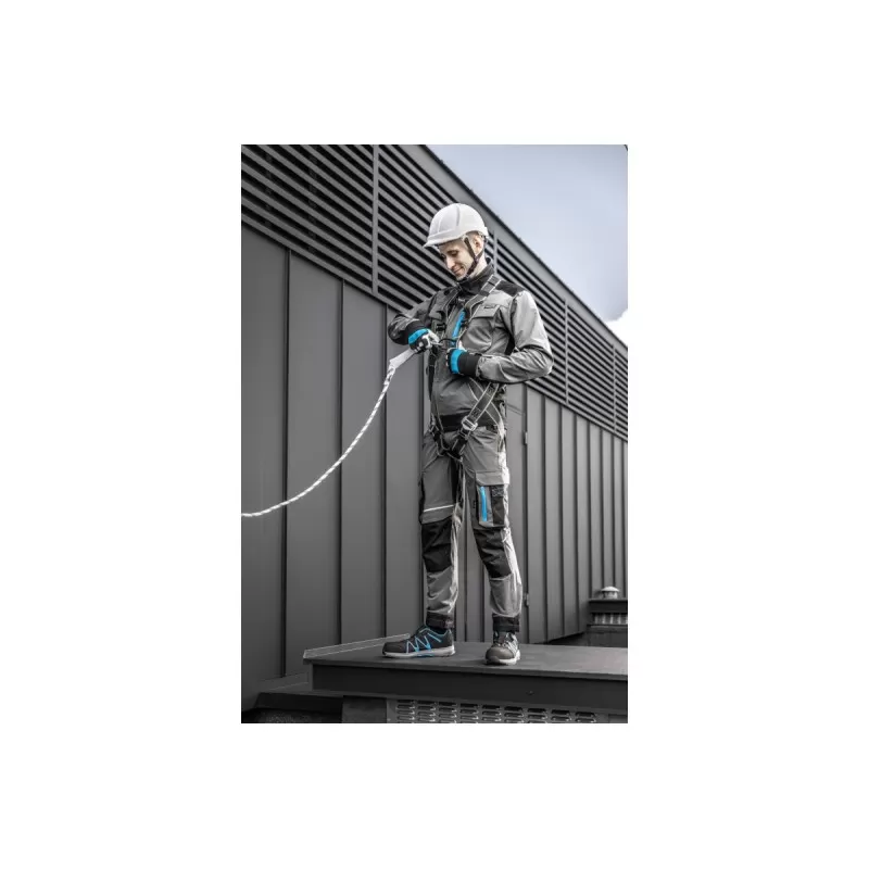 TAUBER Брюки рабочие 4-way stretch темно-серые M (50), HT5K812-M, HOEGERT TAUBER Брюки рабочие 4-way stretch темно-серые M (50), HT5K812-M, HOEGERT