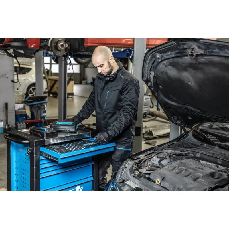Тележка инструментальная, 6 ящиков  Premium, HT7G571, HOEGERT