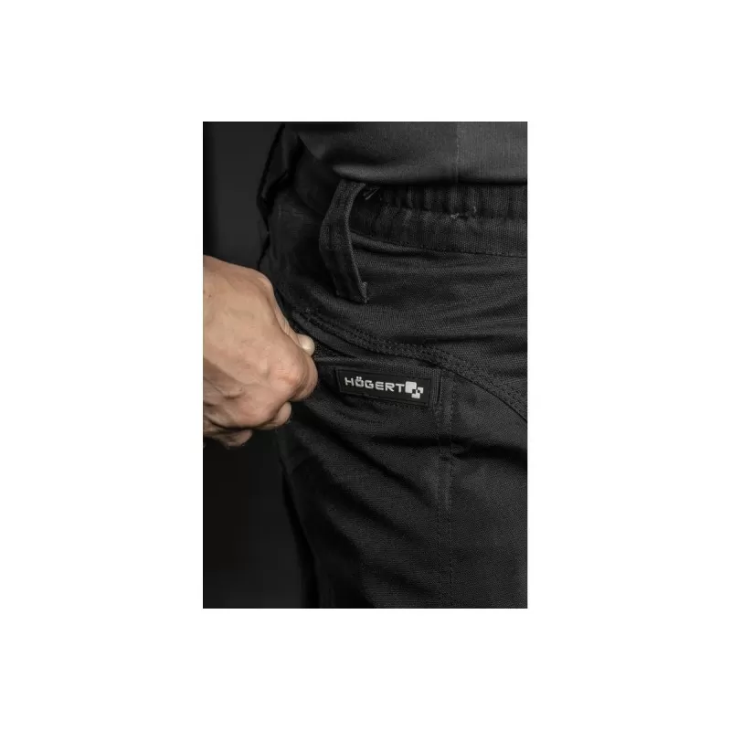 NEKAR Брюки с карманами в виде кобуры, черные 2XL, HT5K356-2XL, HOEGERT NEKAR Брюки с карманами в виде кобуры, черные 2XL, HT5K356-2XL, HOEGERT