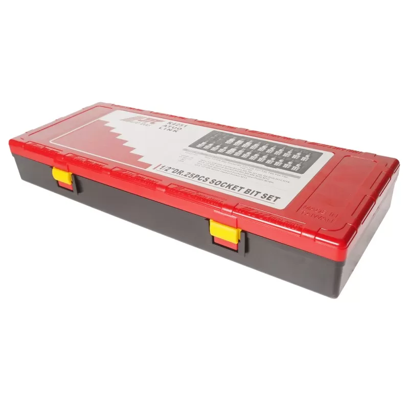 Набор бит-головок 1/2" HEX H4-H14, TORX T20-T60,SPLINE M5-M12 25 предметов JTC Набор бит-головок 1/2" HEX H4-H14, TORX T20-T60,SPLINE M5-M12 25 предметов JTC