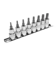 Набор бит-головок 3/8" TORX T15-T50 8 предметов JTC