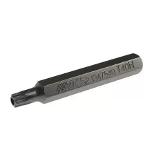 Бита TORX Т40Hх75мм 10мм удлиненная S2 JTC