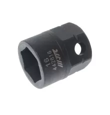 Головка торцевая 1/2" 16мм ударная мини L=28мм JTC