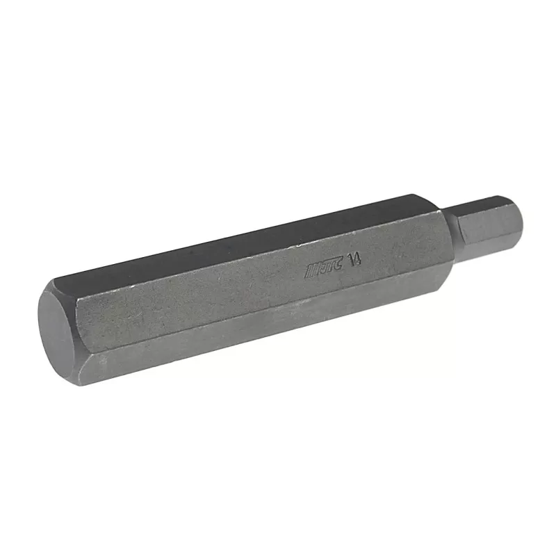 Бита HEX H14х80мм 5/16" DR 6-ти гранная удлиненная JTC Бита HEX H14х80мм 5/16" DR 6-ти гранная удлиненная JTC