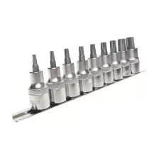 Набор бит-головок 1/2" TORX T20-T60 9 предметов JTC