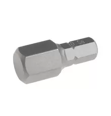 Бита HEX H10х25мм 1/4" DR 6-ти гранная S2 JTC