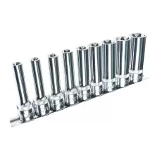 Набор головок торцевых 1/2" TORX Е10-Е24 удлиненных 9 предметов JTC