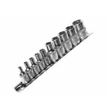 Набор головок торцевых 1/4"-3/8" TORX Е4-Е18 10 предметов JTC