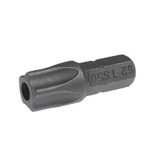 Бита TORX TS50Hх25мм 1/4" 5-ти гранная с отверстием JTC