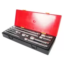 Набор удлинителей 1/4",3/8",1/2" 11 предметов в кейсе JTC