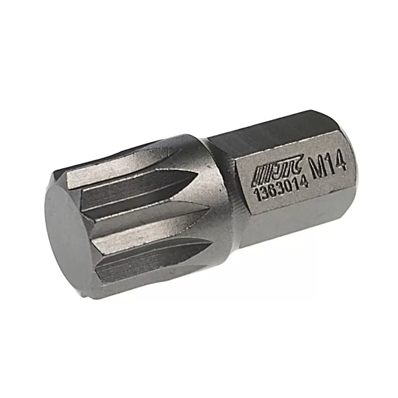 Бита SPLINE M14х30мм 10мм S2 JTC Бита SPLINE M14х30мм 10мм S2 JTC