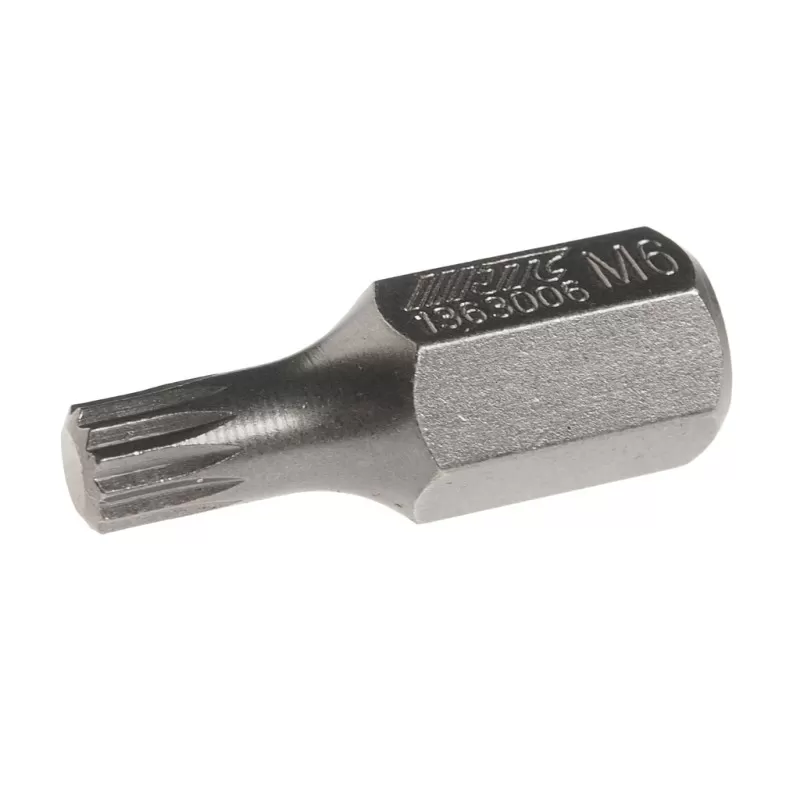 Бита SPLINE M6х30мм 10мм S2 JTC Бита SPLINE M6х30мм 10мм S2 JTC