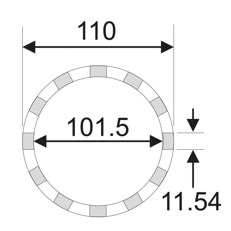 Съемник гайки задней оси 3/4” DR 101.5мм 12PT (MERCEDES) JTC