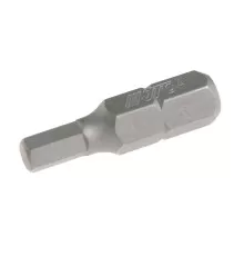 Бита HEX H4х25мм 1/4" DR 6-ти гранная S2 JTC