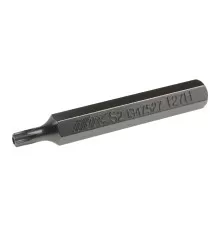 Бита TORX Т27Hх75мм 10мм удлиненная S2 JTC