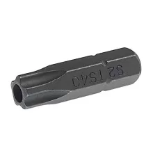 Бита TORX TS40Hх25мм 1/4" 5-ти гранная с отверстием JTC