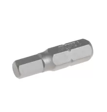 Бита HEX H5х25мм 1/4" DR 6-ти гранная S2 JTC