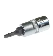 Бита-головка 1/4" TORX T10Hх37мм с отверстием JTC