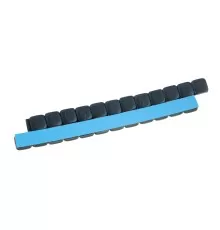 Груза адгезивные FE-060B 12×5 гр (Синий скотч) (Черная эмаль) (30 шт.)