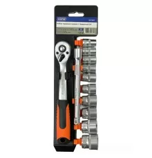 HP-3812 Набор торцевых головок с трещоткой 3/8" (12 предметов)