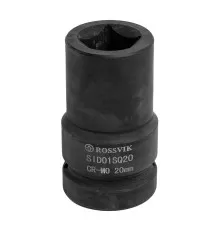 SID01SQ20 Головка торцевая ударная четырехгранная ROSSVIK, 1", 20мм, L-80мм