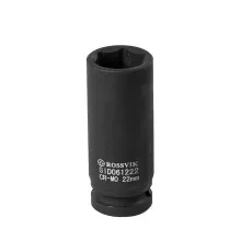 SID061222 Головка торцевая ударная, глубокая ROSSVIK, 1/2", 22мм